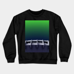 I want to believe - brutalism and UFOs Crewneck Sweatshirt